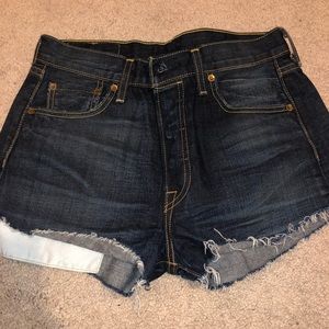 Demon jean shorts
